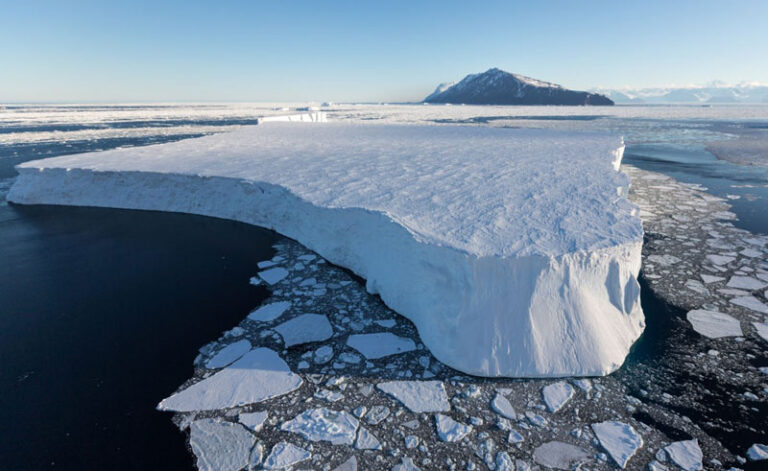 antarctica ross sea tablular iceberg oc