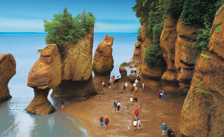 canada new brunswick bay of fundy low tide ctc