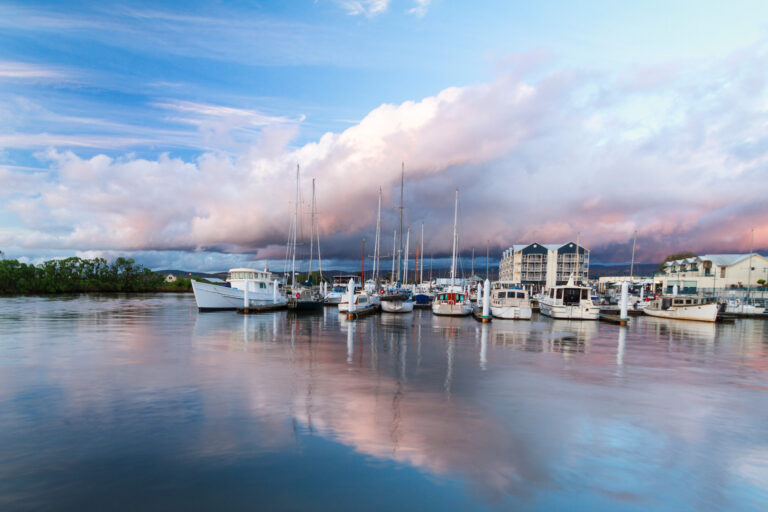 australia tasmania launceston sunset istk