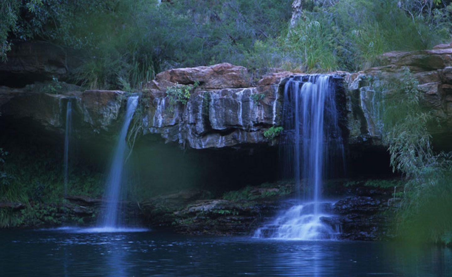 wa karijini national park fern waterfall