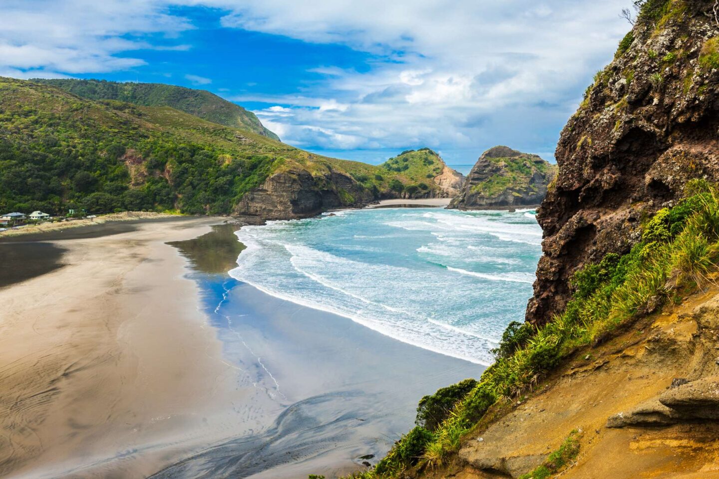 new zealand piha beach auckland astk