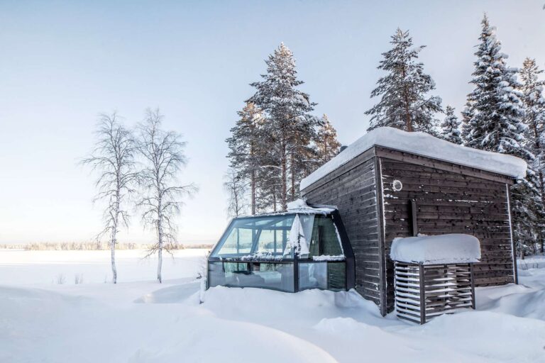 finland ranua arctic fox glass igloo
