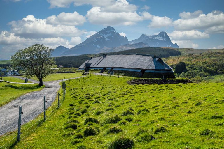 norway lofoten lofotr viking museum long house askt