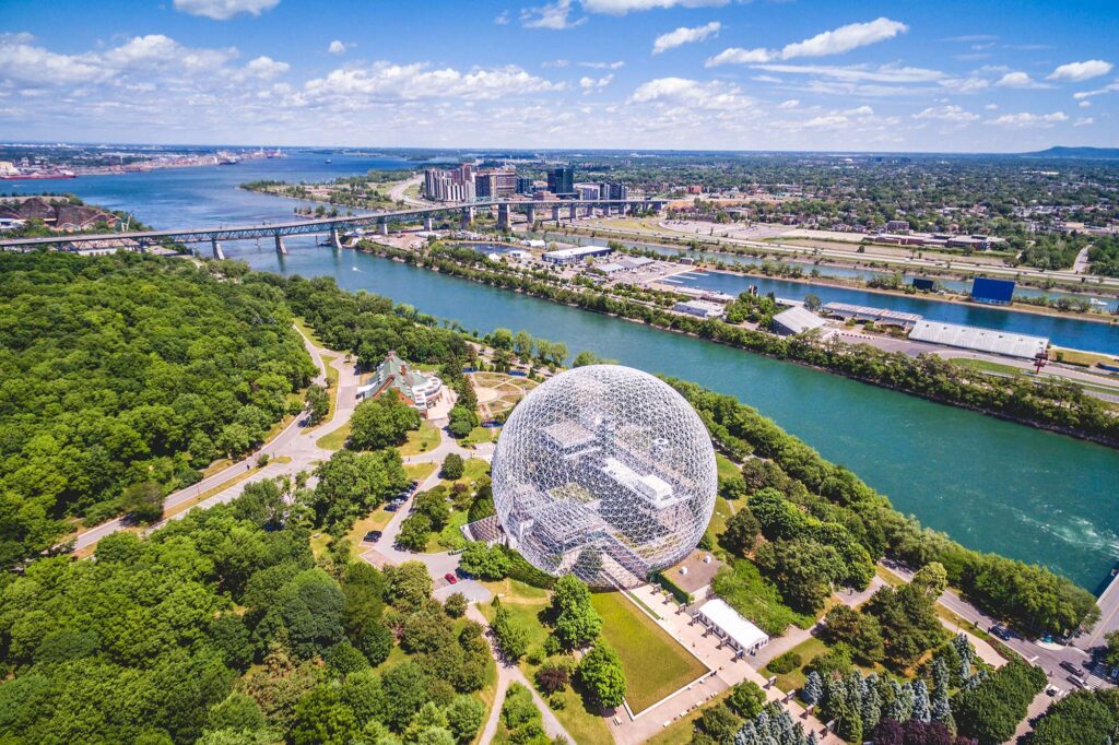 canada aerial view of montreal city istk