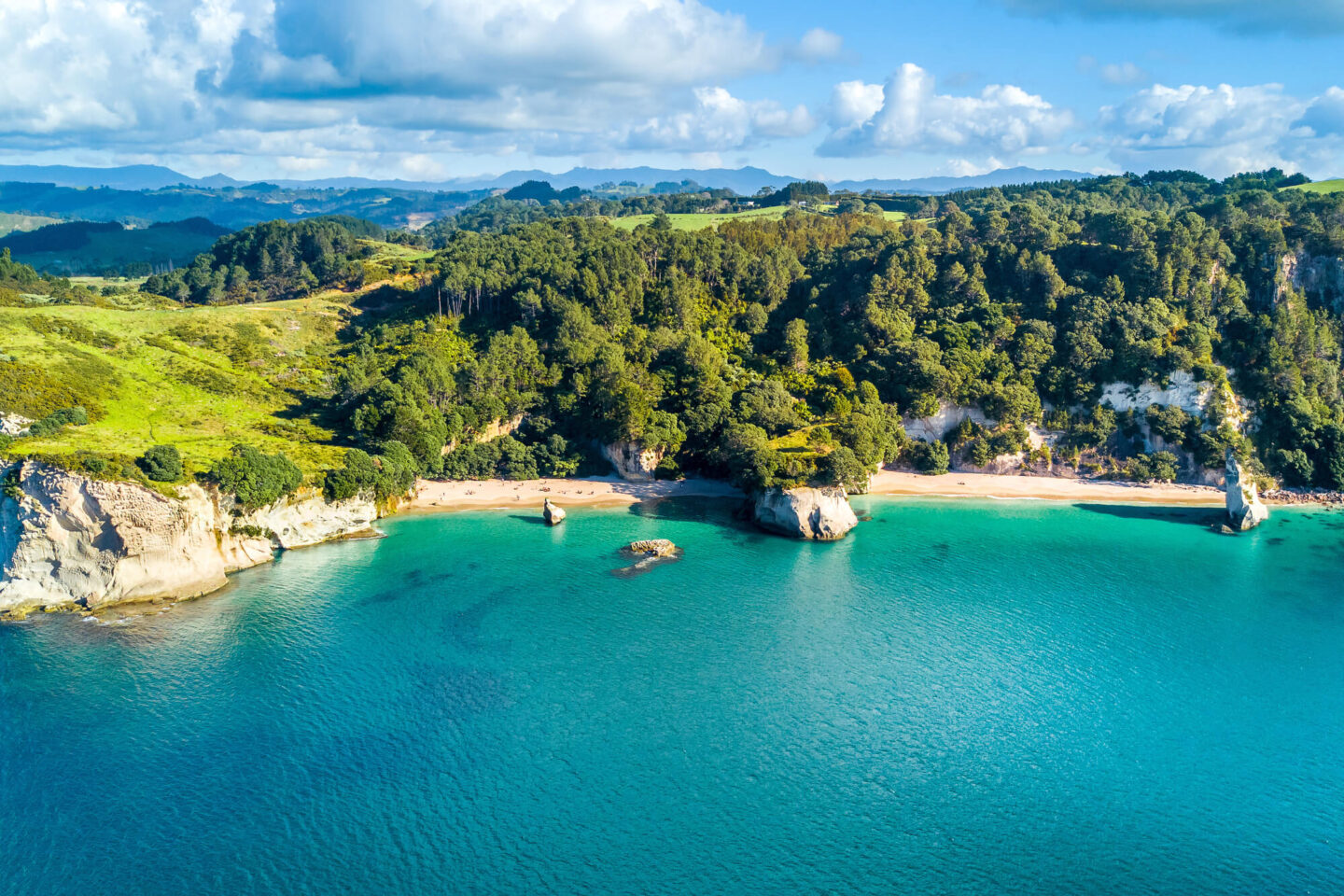 new zealand view of coromandel coastline astk