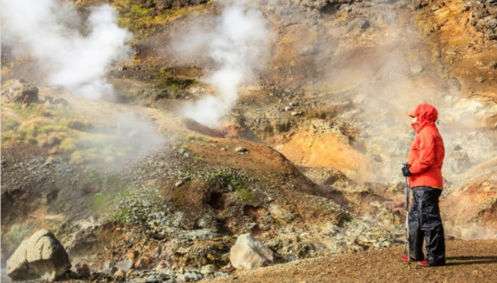 Picture of person in Iceland