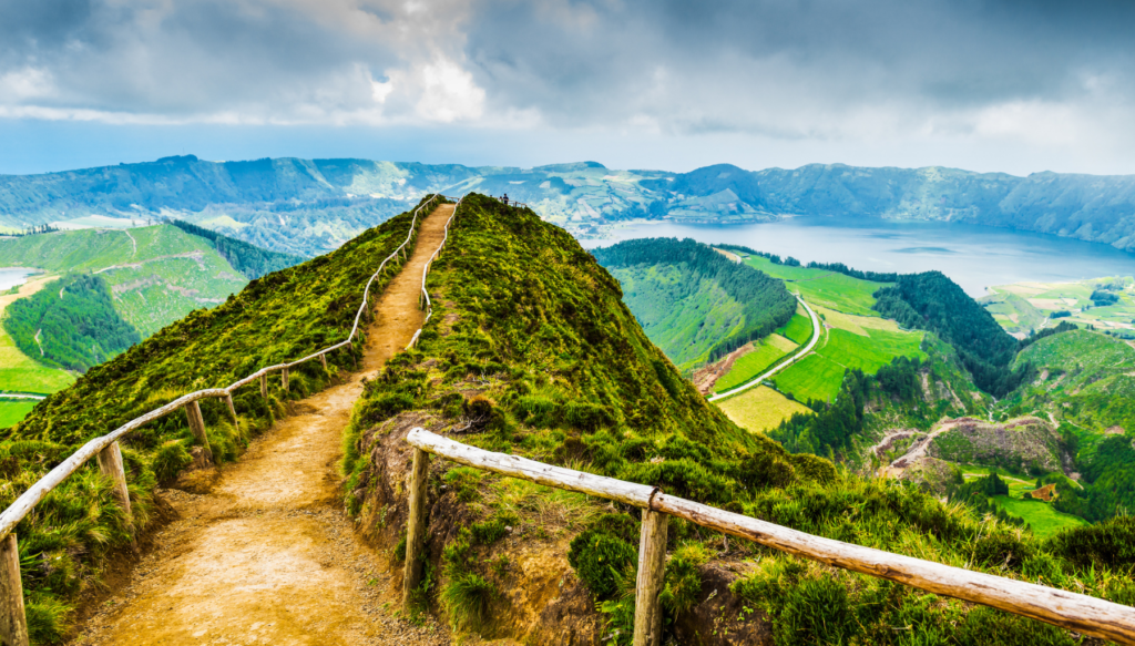 Picture of a cliff in the Azores