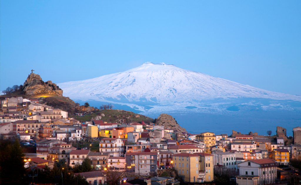 italy sicily mt etna view