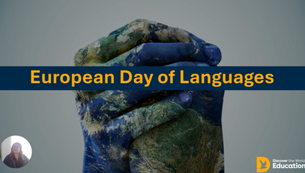 Snapshot of a presentation on European Day of Languages