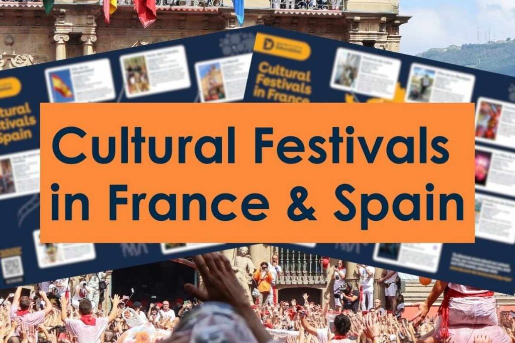 Cultural Festivals in France and Spain Classroom Posters